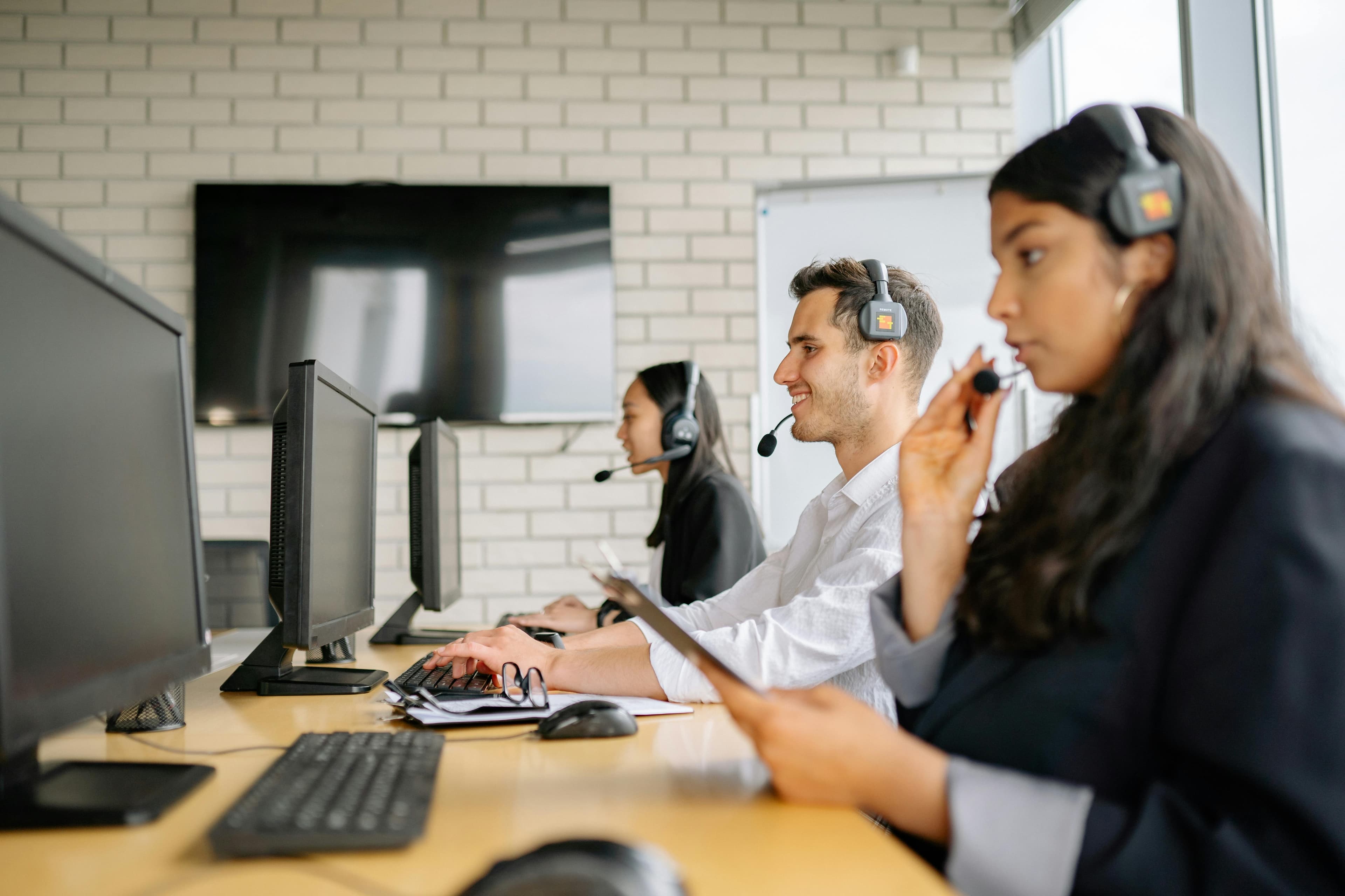 Contact centre workers
